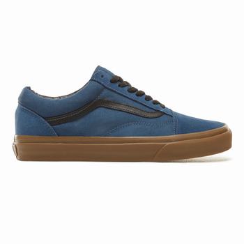 Vans Suede Gum Outsole Old Skool - Miesten Tennarit - Tumman/Mustat